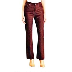 Alexa Chung for AG corduroy straight jeans sz27